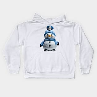 Snowman police officer Kids Hoodie